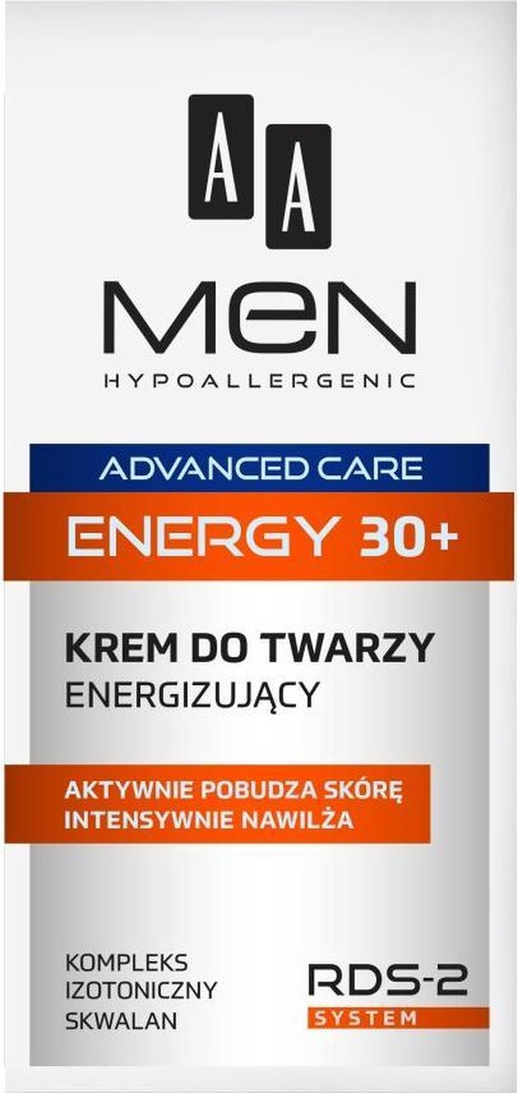 Aa - Men Advanced Care Face Cream Energy 30+ Energizing Cream For Weight 50Ml