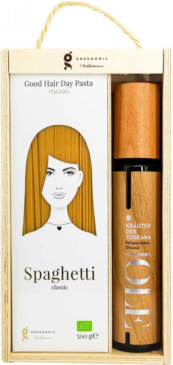 Greenomic - Pasta Pakket - Good Hair Day Bio Pasta Classic - Olijfolie Herbs of Tuscany