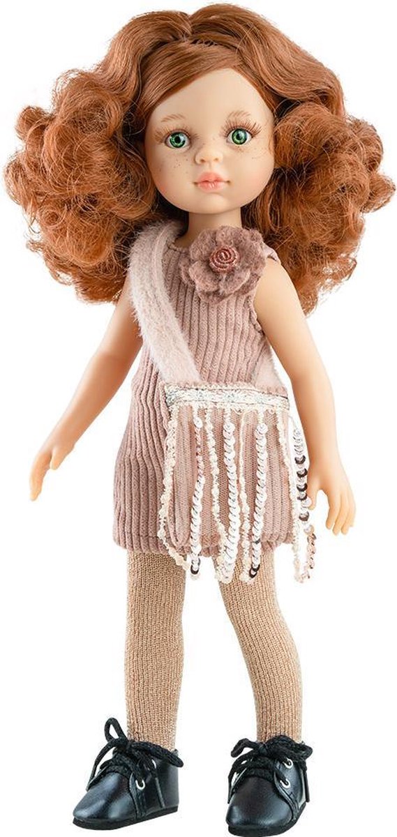 Paola Reina Pop Amigas Cristi rode krullen (32cm)