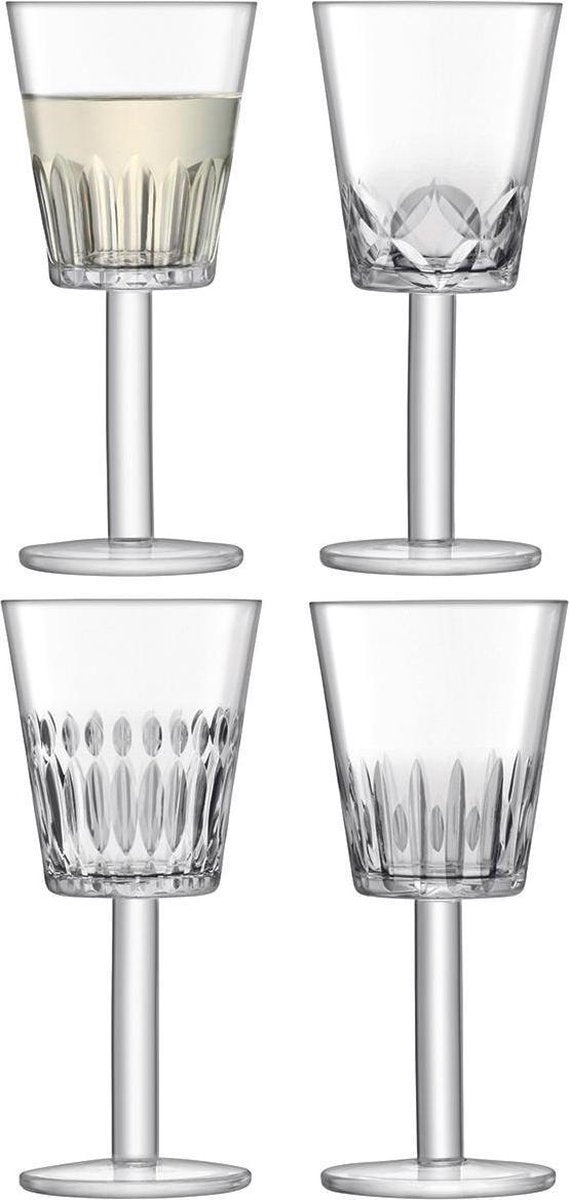 L.S.A. Tatra Wijnglas - 300 ml - Set van 4 Stuks - Transparant