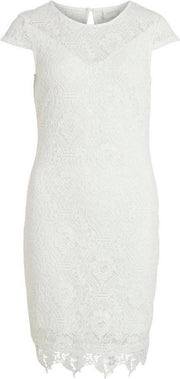 Viedelle Lace Capsleeve Dress/dc 14065287 Snow White