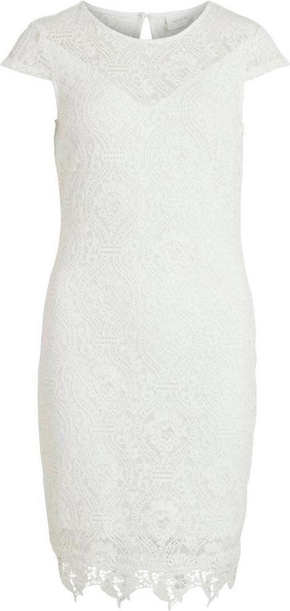 Viedelle Lace Capsleeve Dress/dc 14065287 Snow White