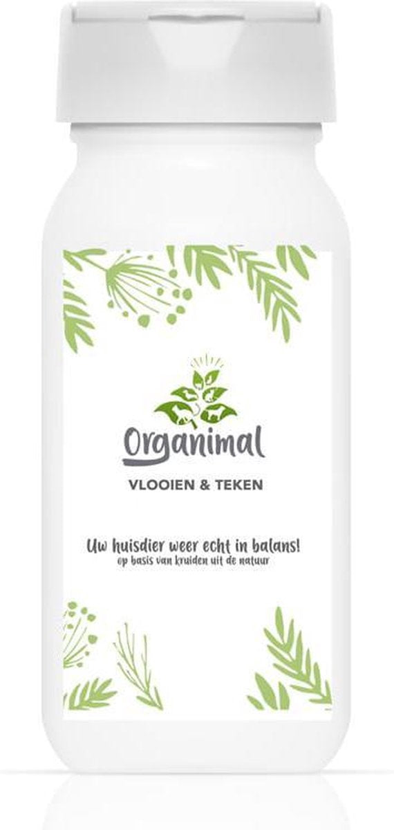 Organimal - Vlooien en Teken - Kat - o.a. behandeling en preventie van luizen 