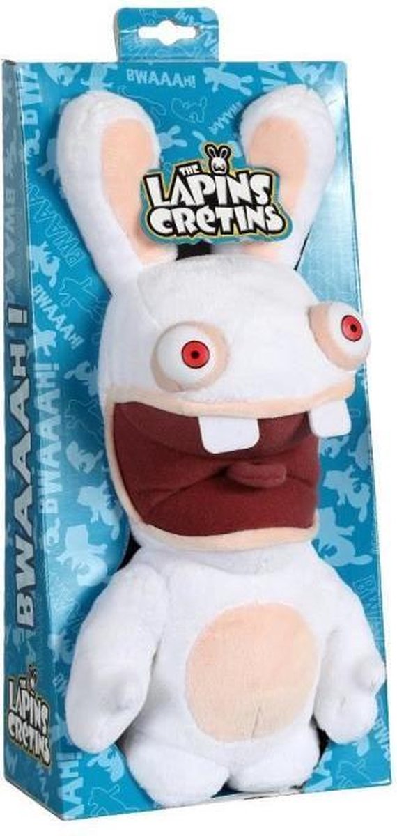 KONIJNEN CRETINS Pluche 28 cm Open mondgeluid
