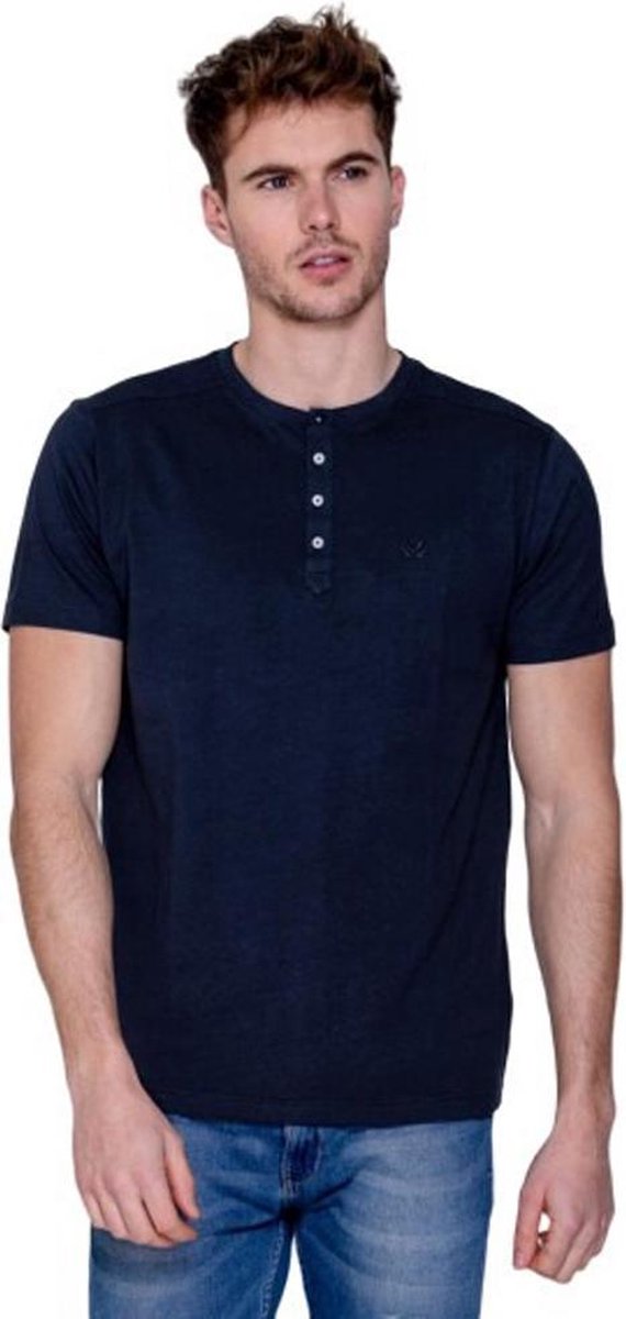 MZ72 - Heren T-Shirt - 100% Biologisch katoen - Treelife - Navy