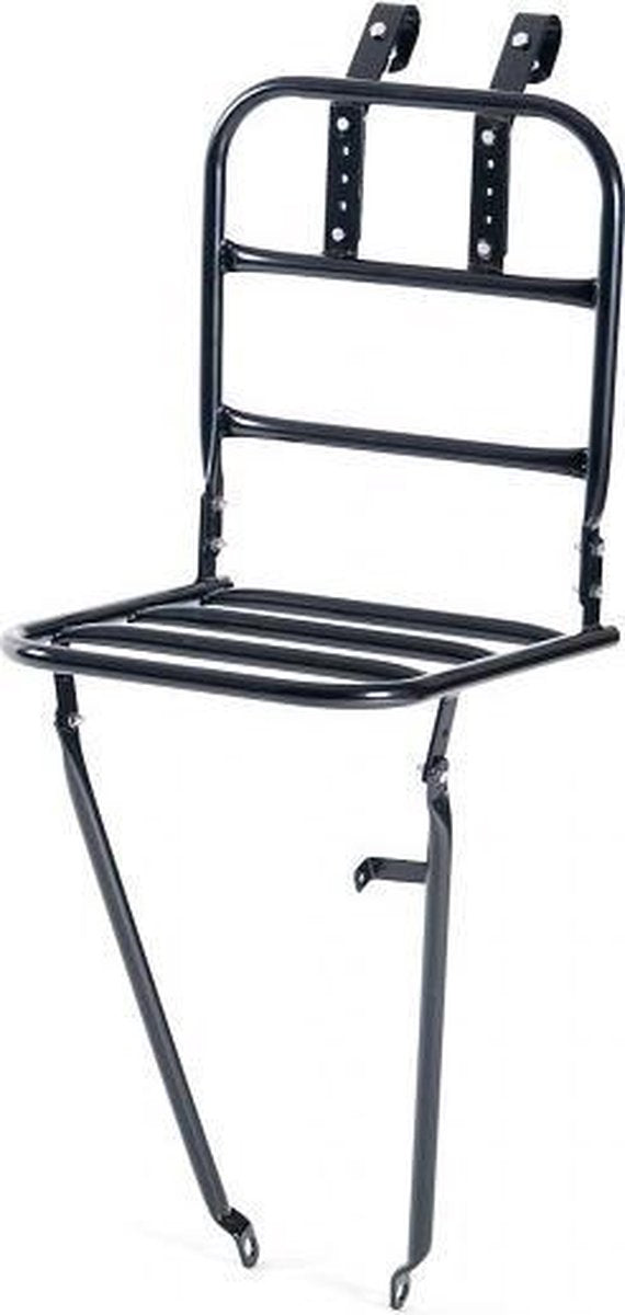 PTT Fiets Voordrager - 28 Inch (28'') - Met Steun - Zwart - Staal