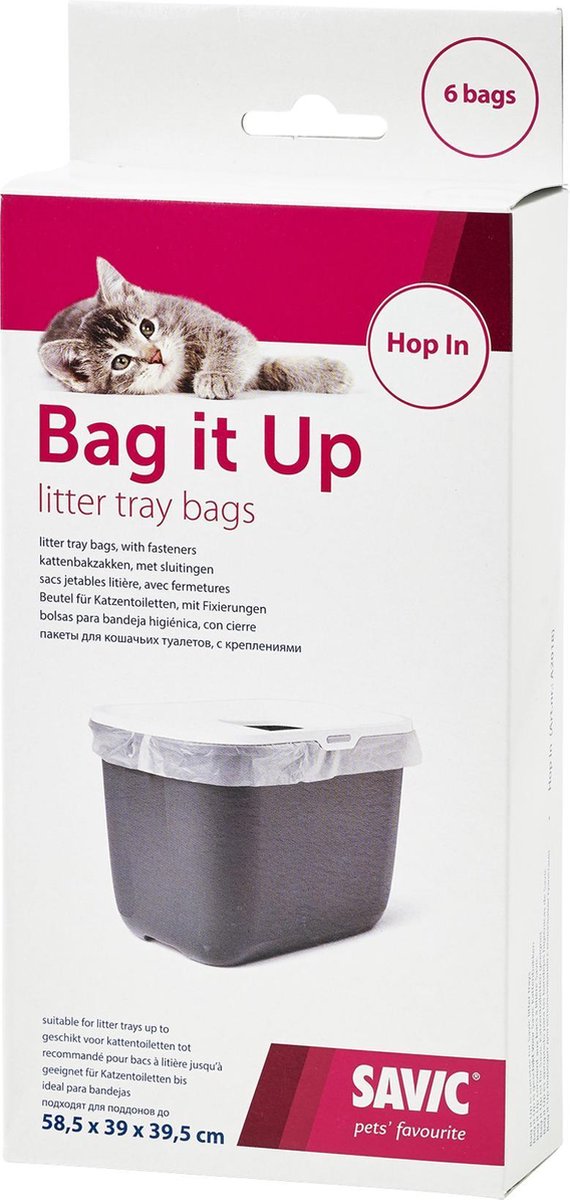 Hop in Kattenbakzakken