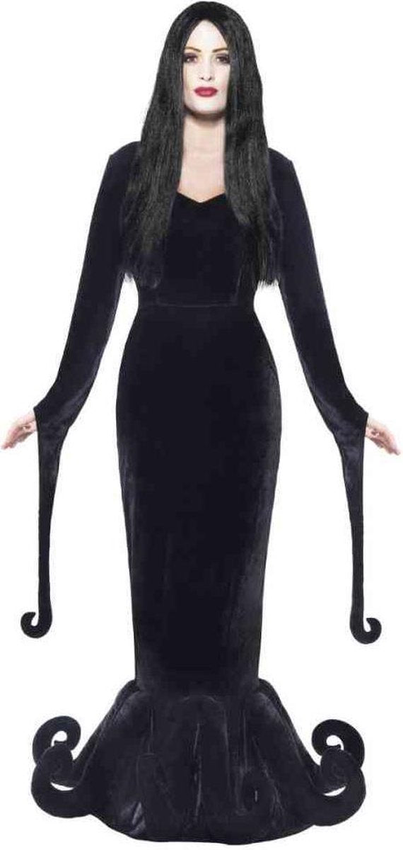 "Morticia kostuum voor dames Halloween  - Verkleedkleding - Small"