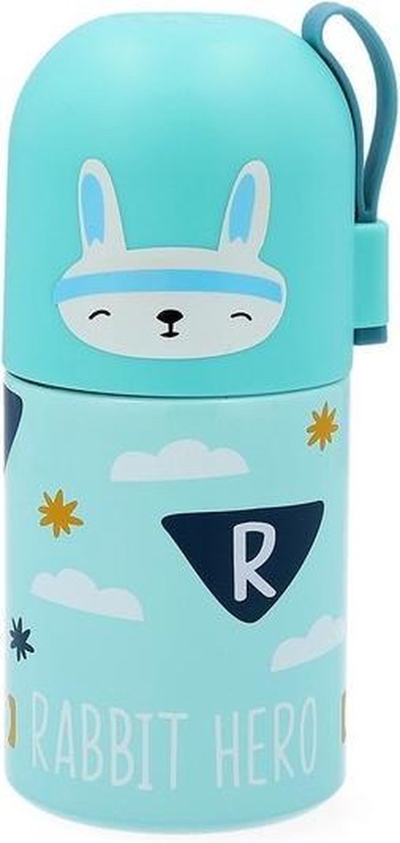 Reisthermosfles Quid Rabit Go Hero Multicolour Roestvrij staal 0