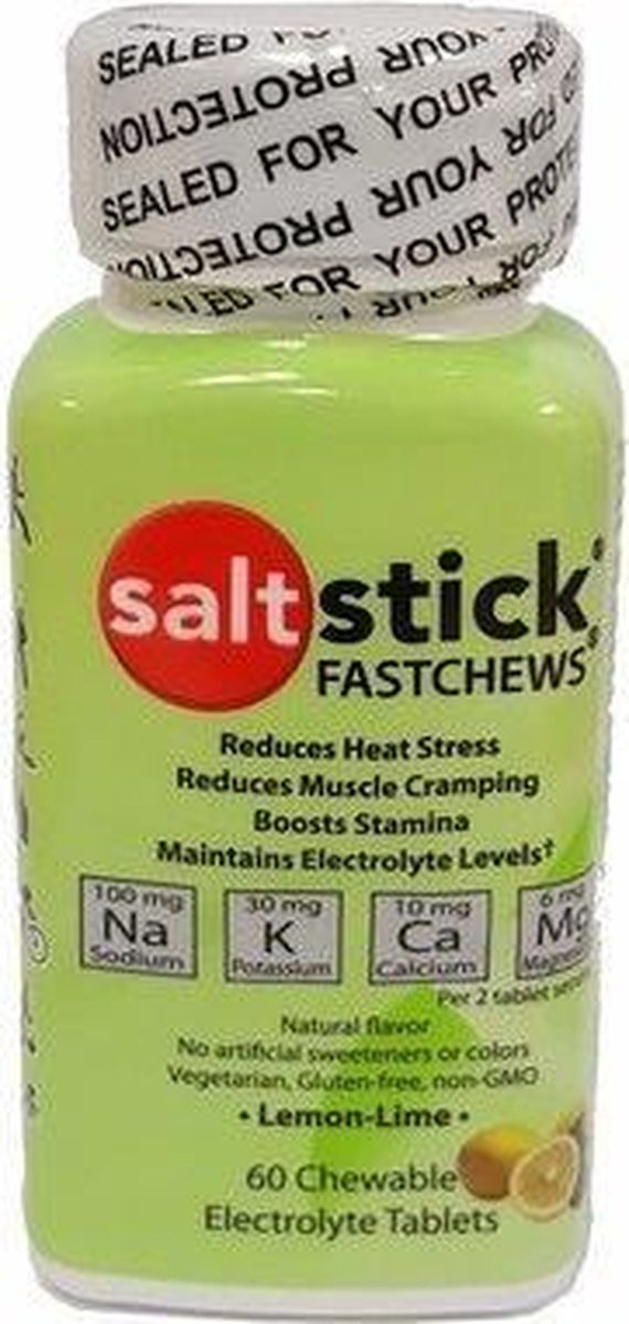 Saltstick Fastchews - Lemon/Lime - 60 stuks