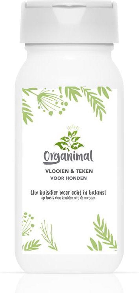 Organimal - Vlooien en Teken - Hond - o.a. behandeling en preventie van luizen 