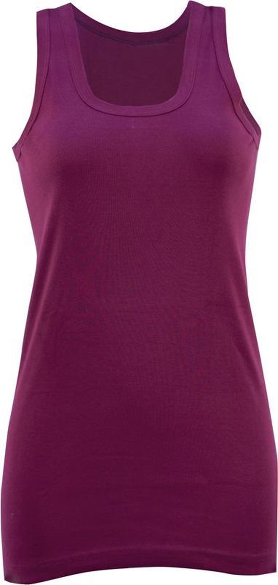 3 Pack dames hemd - 100% katoen - Bordo - Maat S