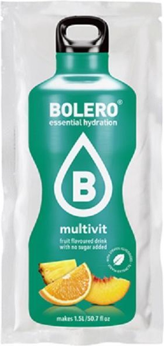 Bolero | Limonade | Multivit | 24 x 9 g  | Koolhydraatarm eten doe je zó!