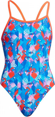 Flaming Vegas Single Strap Single strap one piece - Meisjes | Funkita