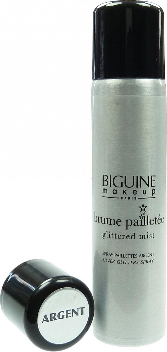 BIGUINE Glitter Silver Body Hair Spray - 75ml Verzorging Cosmetische make-up