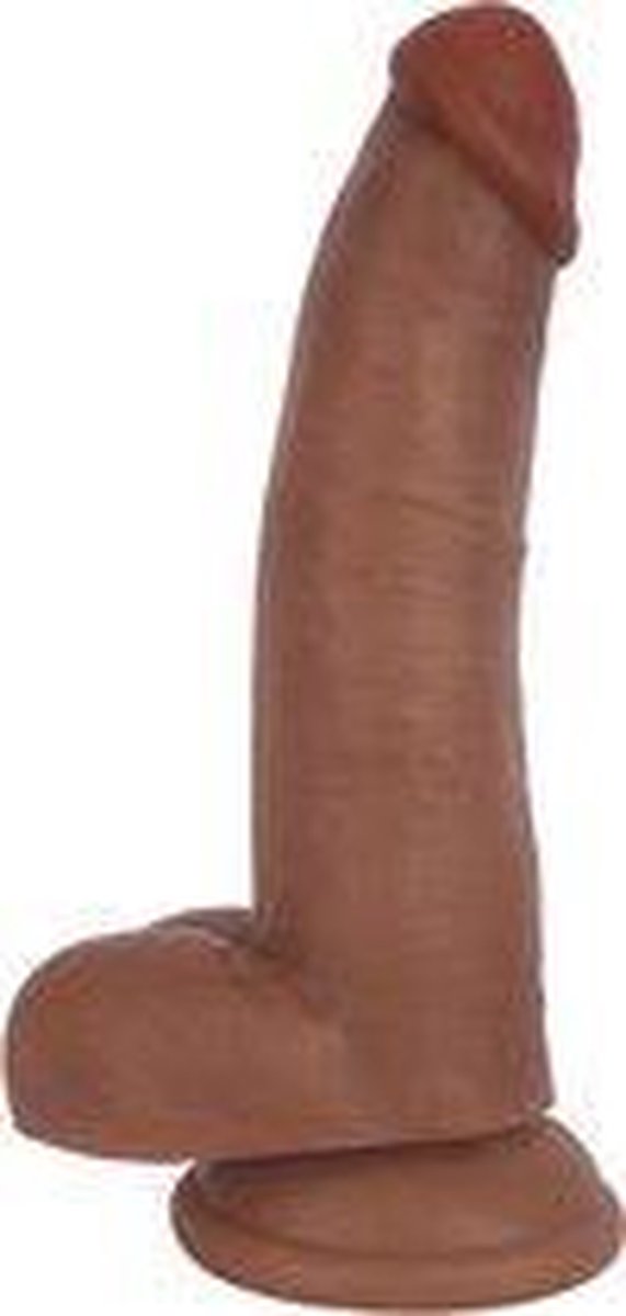 Realistische Dildo Met Balzak - 21 cm