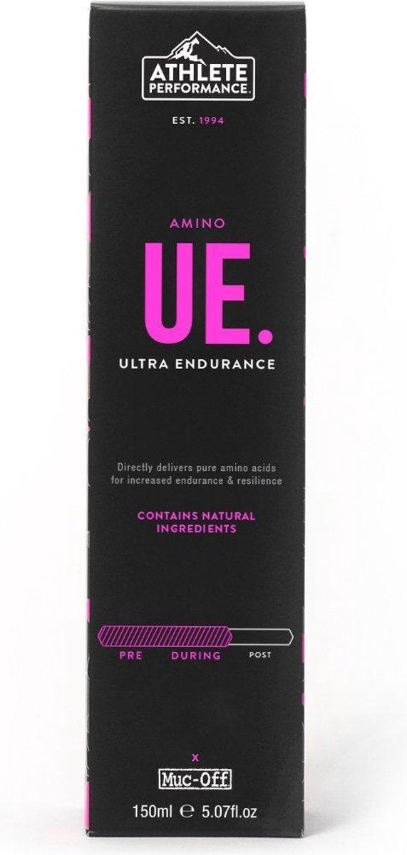 Athlete performance muc off ultra endurance amino 150ml - ZWART