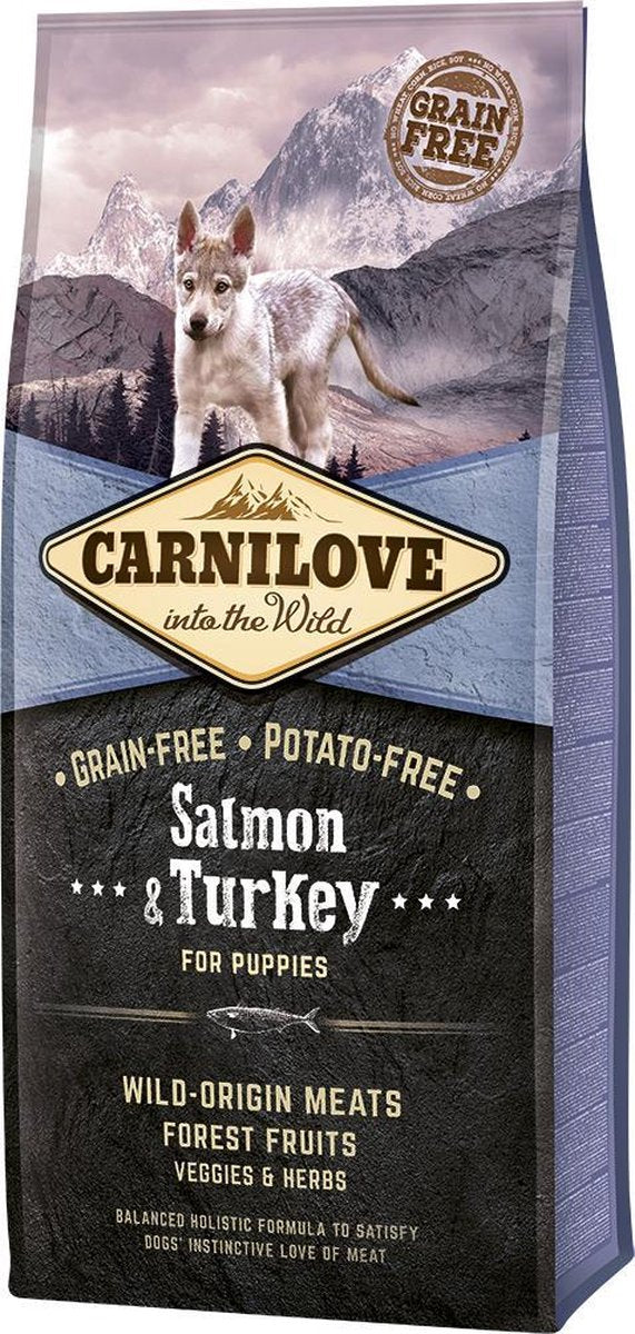 Carnilove granenvrij - Zalm & Kalkoen - Puppy small breed