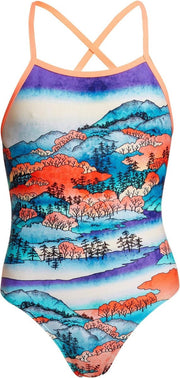 Misty Mountain Strapped in one piece - Meisjes | Funkita