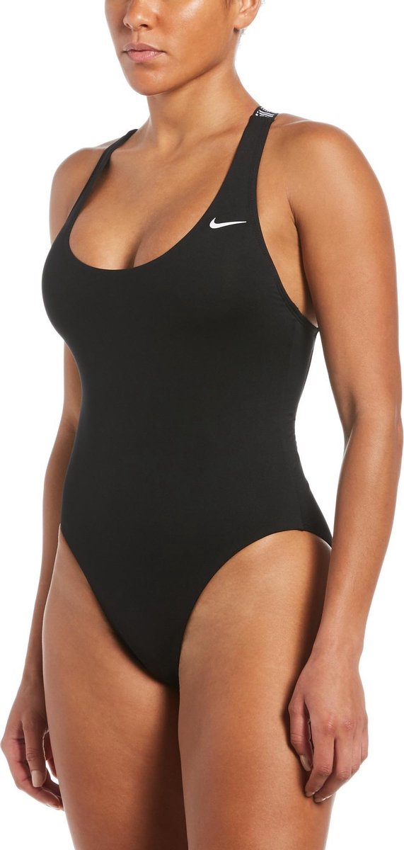 Nike Swim CROSSBACK Badpak - Zwart - Vrouwen - Maat S