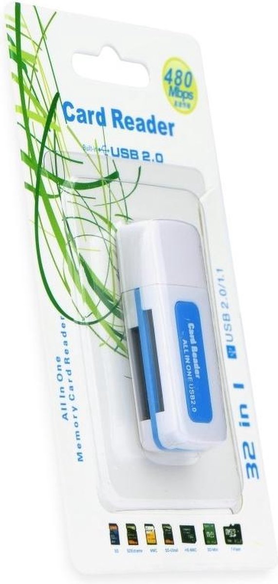All in One USB 2.0 kaartlezer - 15 in 1
