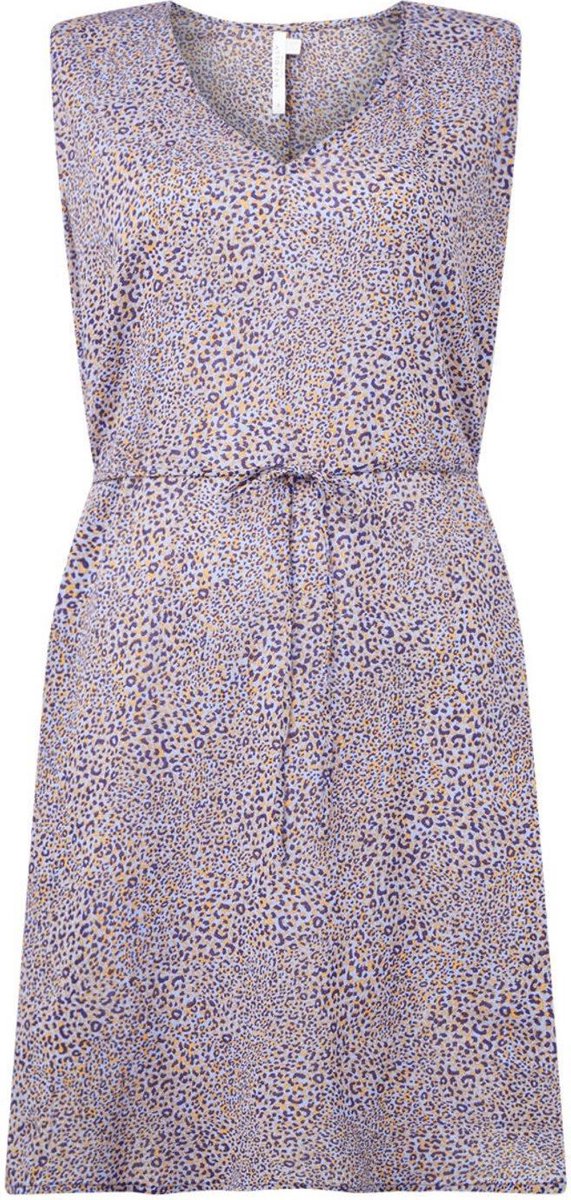 Seafolly Spirit Animal Cover Up Reflex Blu - Blauw Geprint Sexy Jurk Jurkje Dames - Maat S