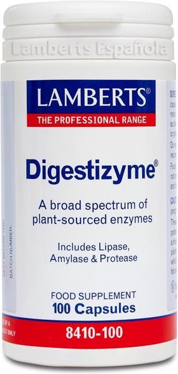Lamberts Digestizyme - 100 capsules