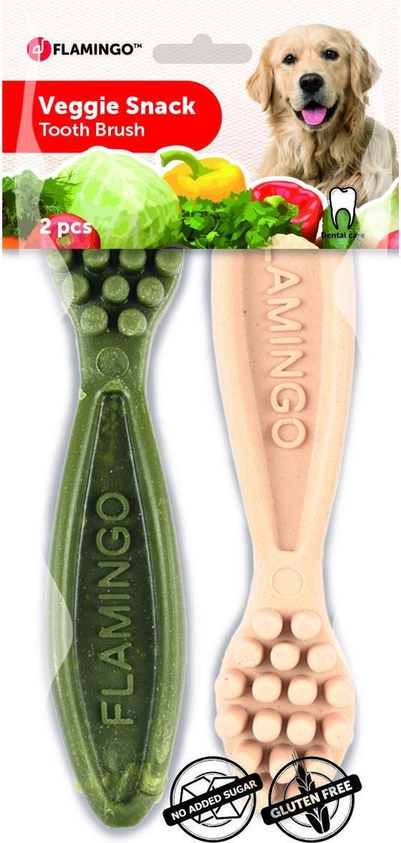 Zooselect Hondensnack Veggie Tandenborstel 17