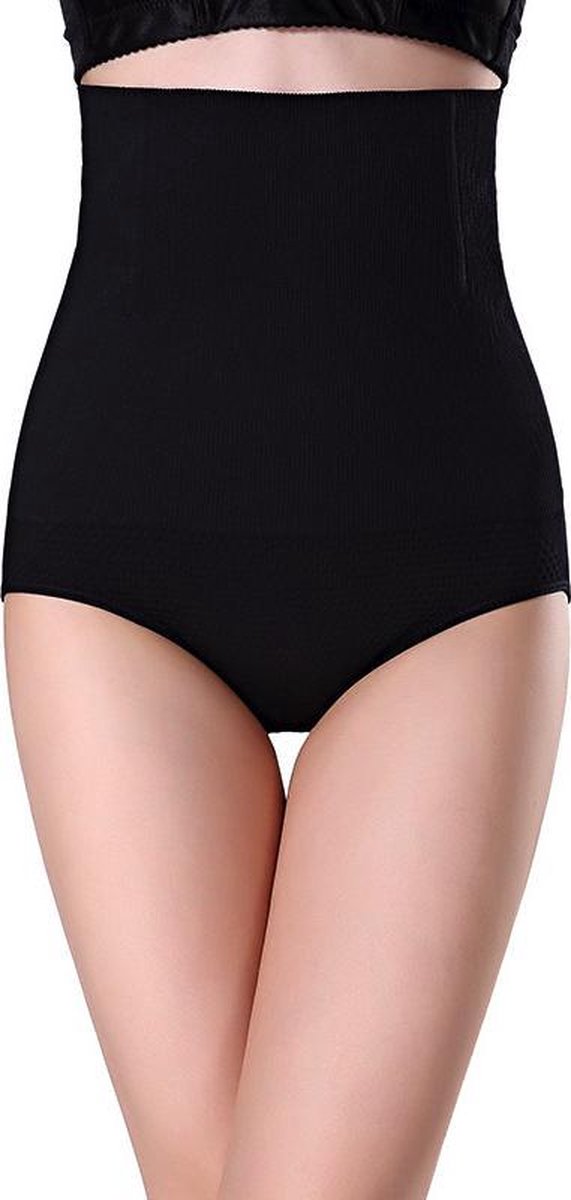 Hoge Tailleslip / High Waisted Panty Body shaper M/L - Zwart