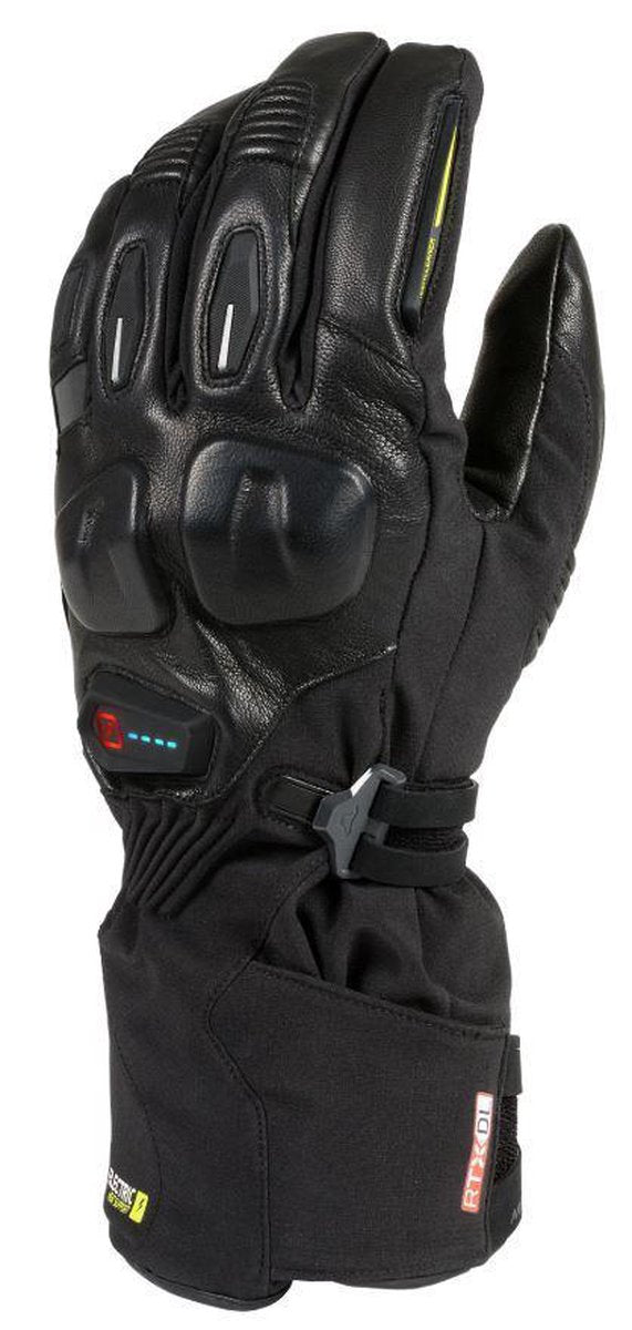 Macna Electron RTX DL Black Motorcycle Gloves 2XL