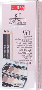 Pupa Vamp! Palette Easy Liner Eyes Kit - Nude Palette 001