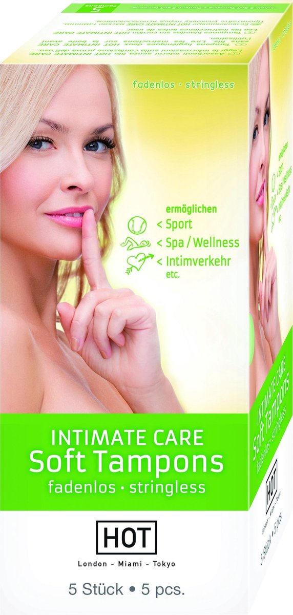 Hot Intimate Care Soft Tampons - 5 stuks