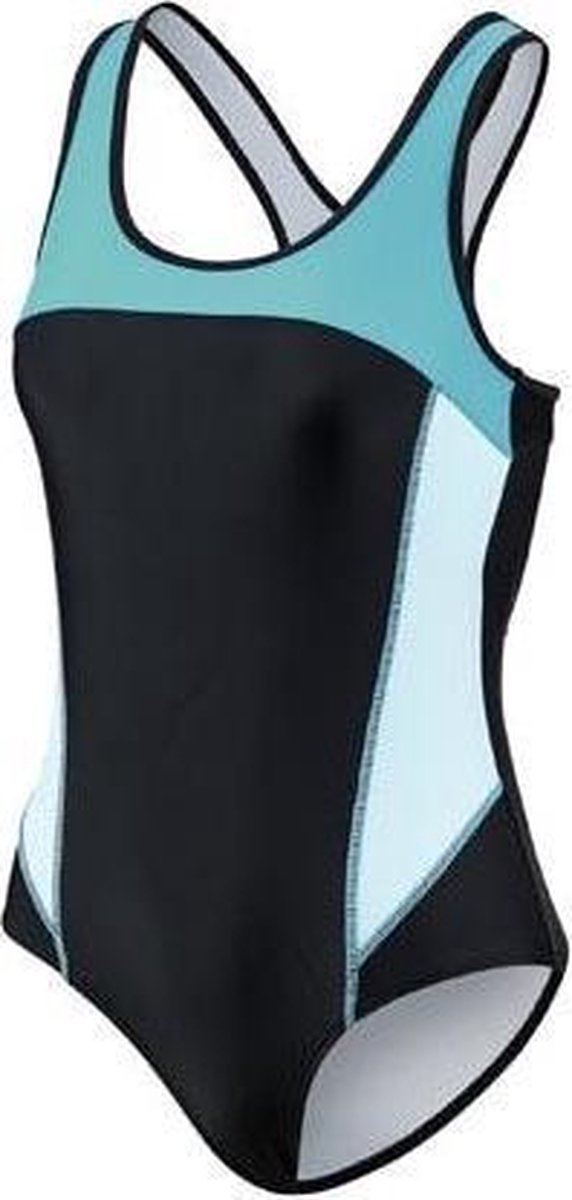 Beco Badpak Dames Polyamide/elastaan Zwart/blauw Maat 42