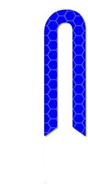 TECHPUNT Reflectoren voor Xiaomi M365 Elektrische Step | Zwart - E-scooter - Blauw
