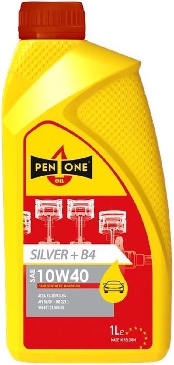 Pen1one Motorolie Silver B4+ 10w40 Synthetisch 1 Liter