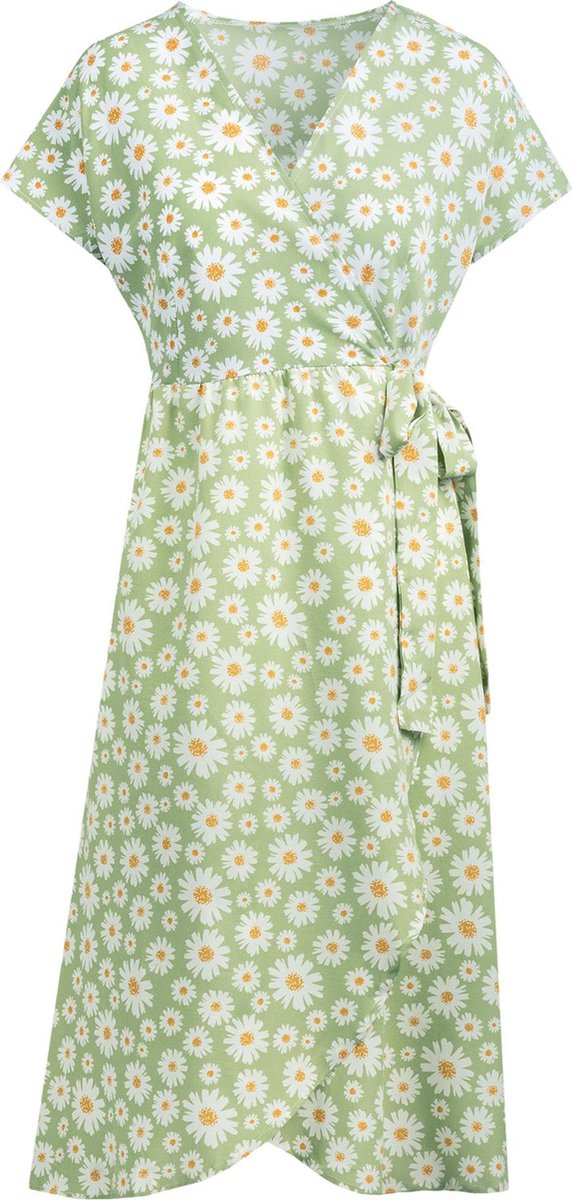 Daisy midi dress green