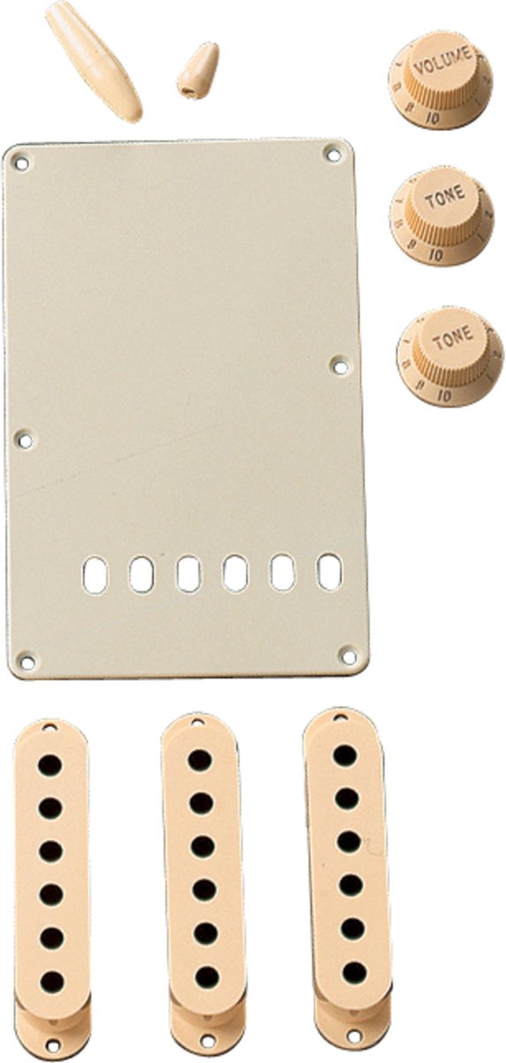 Strat Accessory Kit Aged wit
