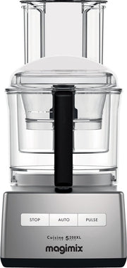 Magimix - Foodprocessor CS 5200XL Mat Chroom - inductiemotor - Professionele messen - 30 jaar motorgarantie