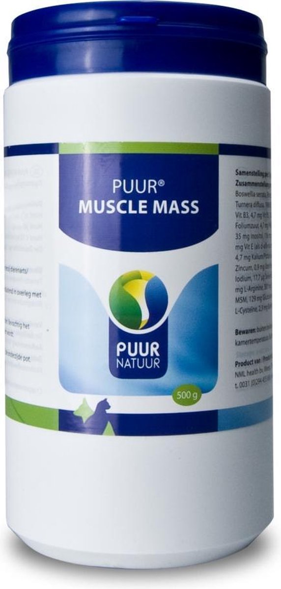 Puur Muscle Mass (Spieropbouw) Hond & Kat 500 GR