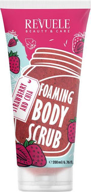 Revuele Foaming Body Scrub Strawberry & Chia 200ml.