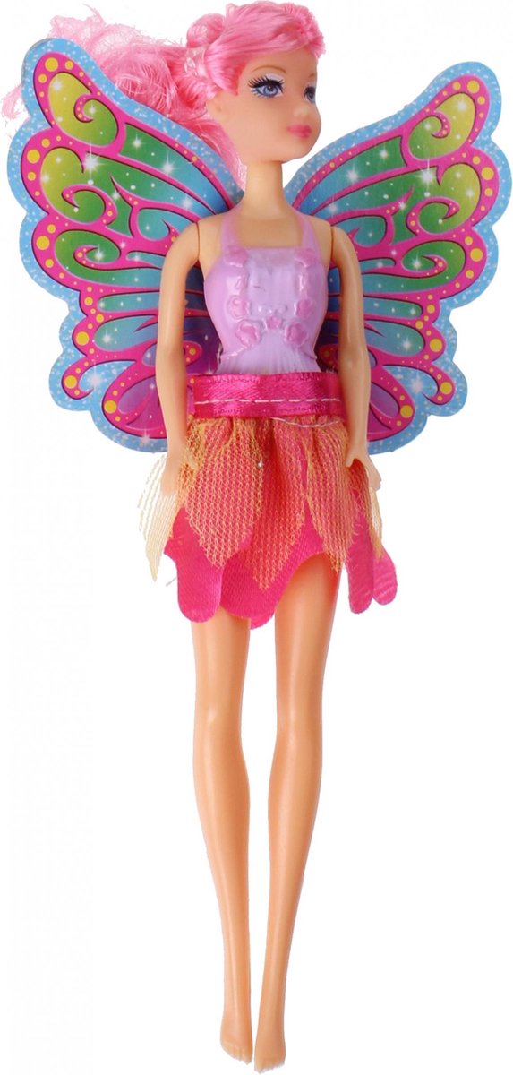 Pms Tienerpop Fee Met Vleugels 20 Cm Roze