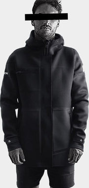 Follow Upstate neoprene anorak black