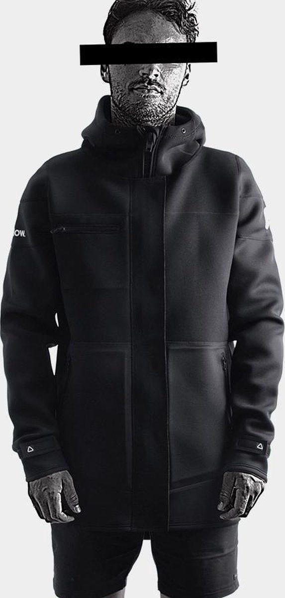 Follow Upstate neoprene anorak black