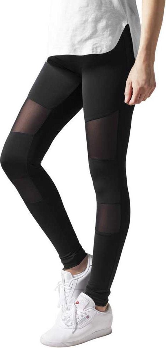 Urban Classics Legging -4XL- Tech Mesh Zwart