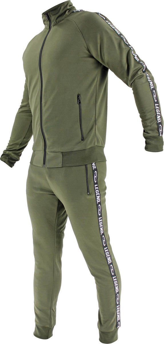 Legend B-keuze Trainingspak Unisex SlimFit Army Green  108