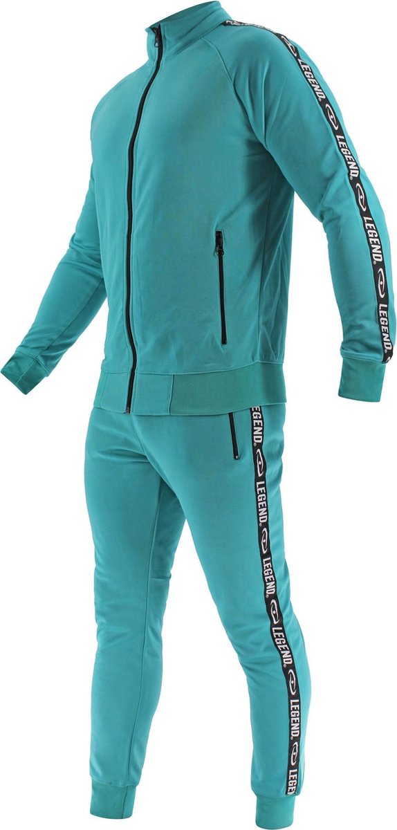 Legend B-keuze Trainingspak Unisex SlimFit turqoise  108