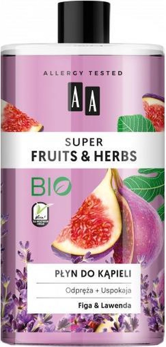 Super Fruit & Kruiden badlotion Vijg & Lavendel 750ml