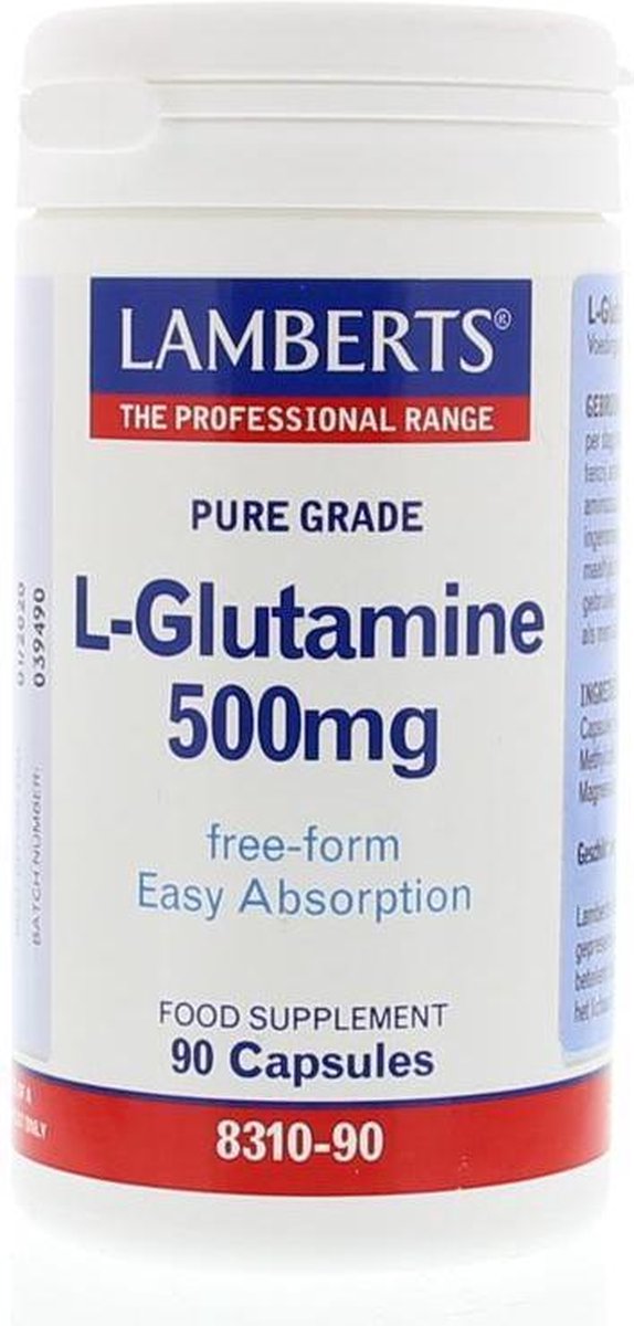 Lamberts L-glutamina 500 Mg 90 Caps