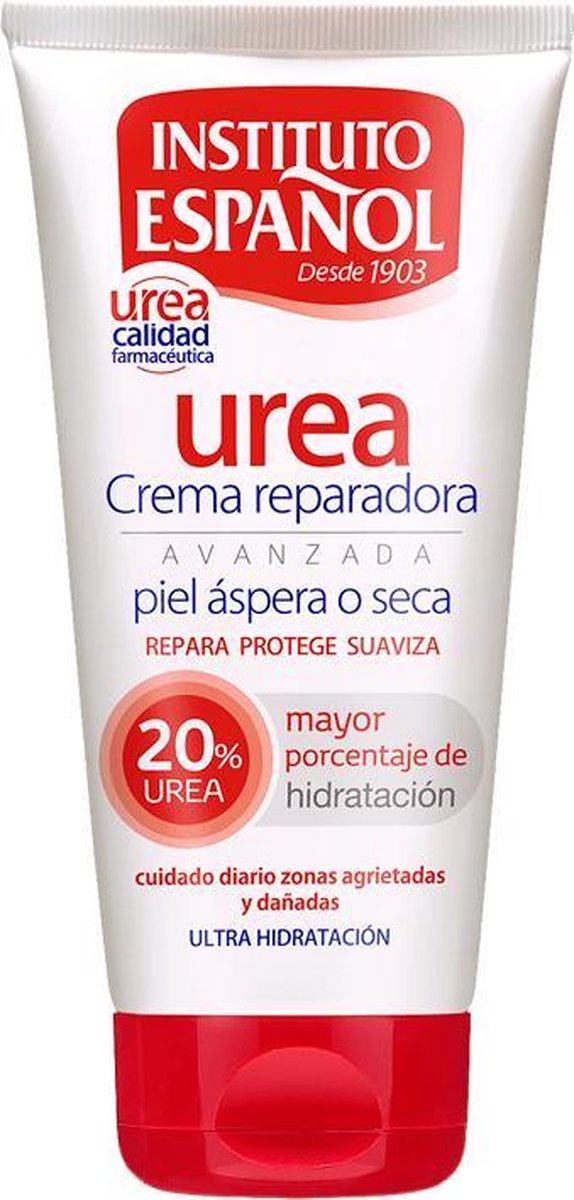 Instituto Espanol - Urea Creme 20% - Huid Creme voor Ruwe Gebarsten en Droge Atopishe Huid - Utra Hydratatie - Lichaamsverzorging - Vrouw - 150 ml