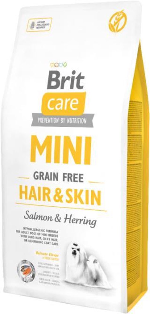Brit Care Grainfree Mini Hair & Skin Salmon & Herring 7 kg -  - 80009421